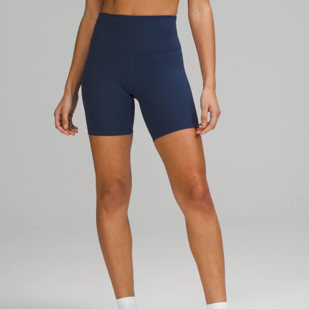 lululemon athletica Navy Blue Women Shorts